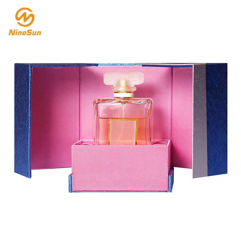 Caixa de Presente de Perfume de Alta Qualidade Artesanal de Perfuração De Óleo Caixa de Presente de Armazenamento De Perfume de Papel Kraft Pacote de Embalagem de Presente de Papelão
